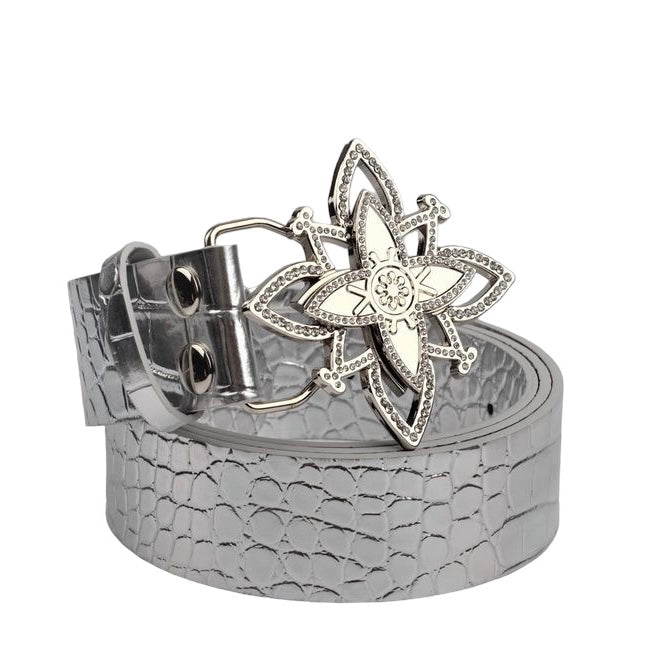 Silver Spinning Lotus Belt