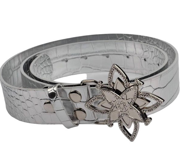 Silver Spinning Lotus Belt