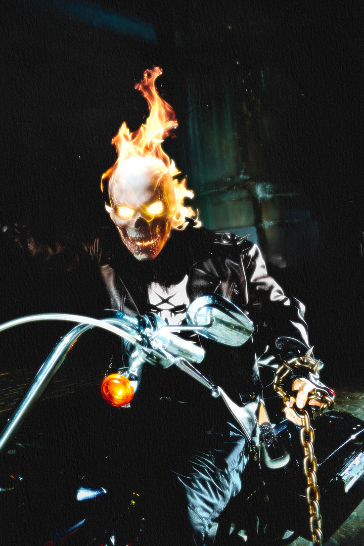Ghost Rider jacket (Real Cow Leather)